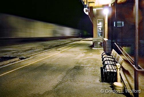 Train Station At Night_01138-40.jpg - Photographed at Smiths Falls, Ontario, Canada.